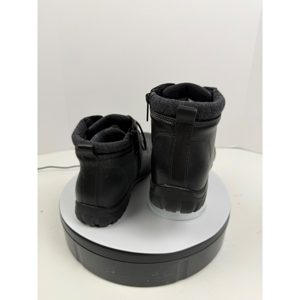 Propét Women's Orthopedic Black Leather Lace Up Zip Ankle Boots Size 7.5 Wide - Picture 8 of 17